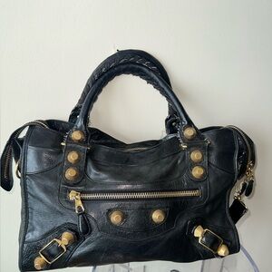 BALENCIAGA Leather Motocross City Giant